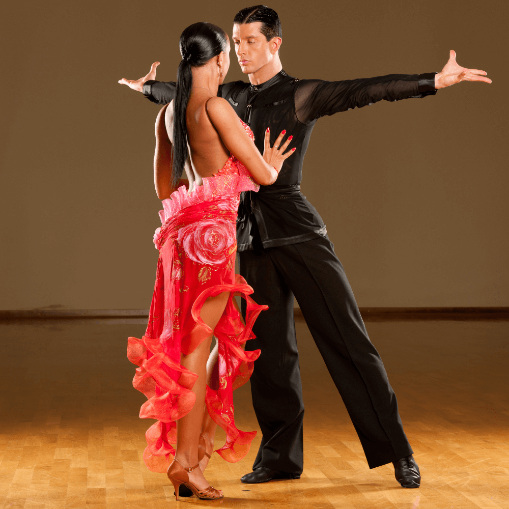 JUODVMP Dames & Mannen Latin Ballroom Dansschoenen Oefenen met Lace-up