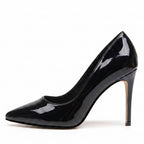 Adira Vegan Patent - Black Vegan Patent - Street Sole