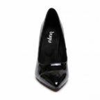 Adira Vegan Patent - Black Vegan Patent - Street Sole