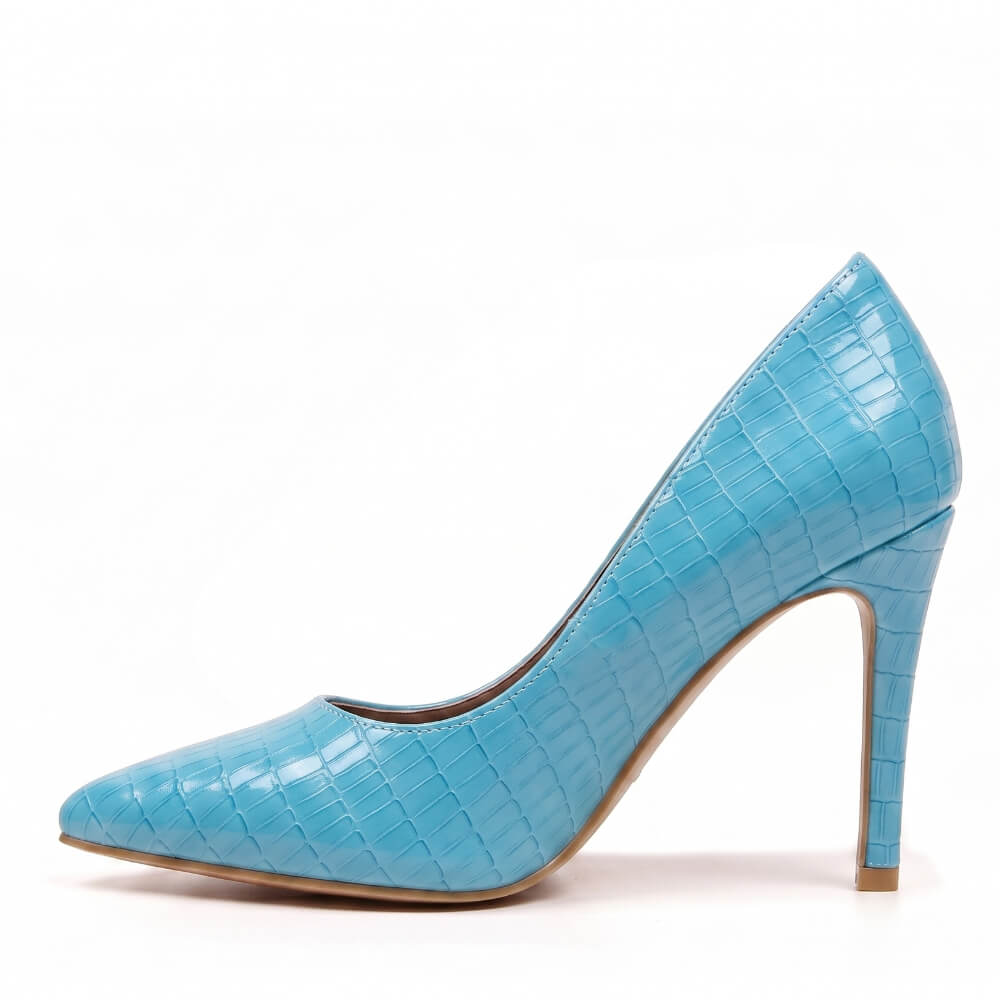 Adira Pattern - Aqua Alligator - Street Sole