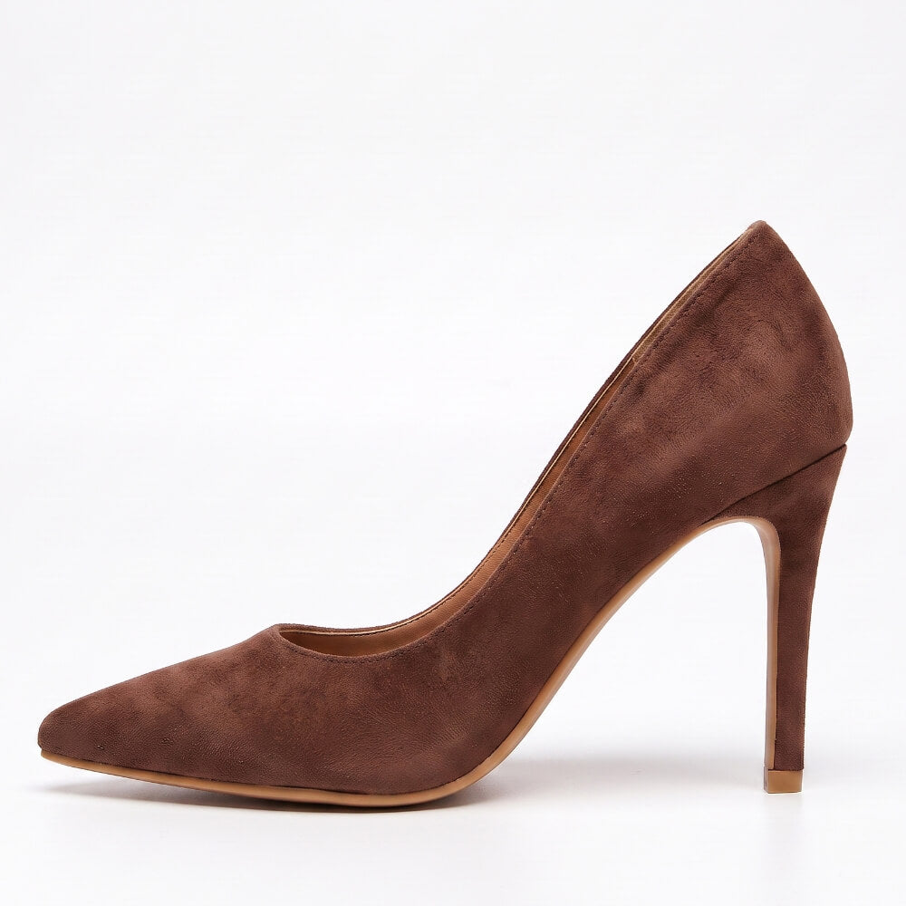 Adira Vegan Suede - Brown Vegan Suede - Street Sole