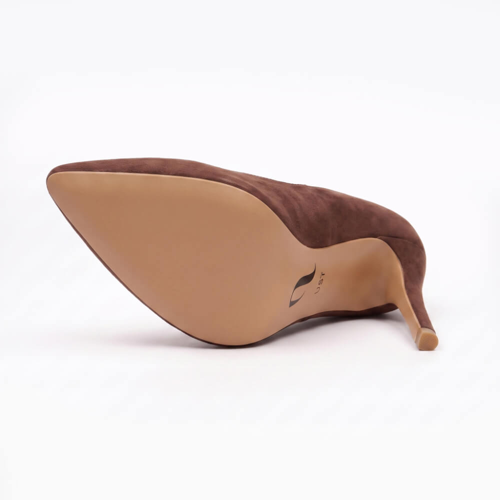 Adira Vegan Suede - Brown Vegan Suede - Street Sole