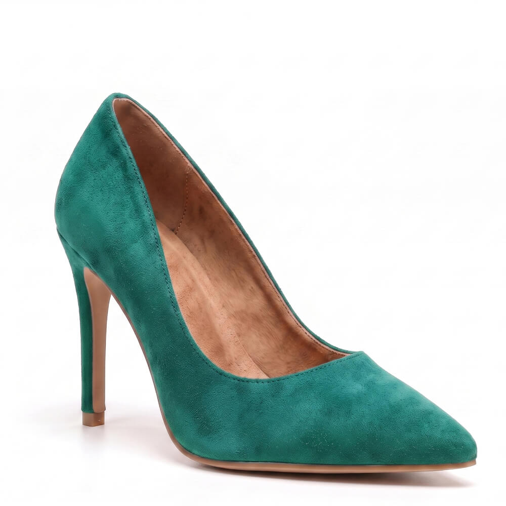 Adira Vegan Suede - Green Vegan Suede - Street Sole