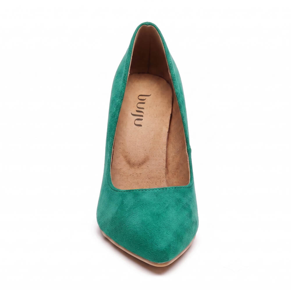 Adira Vegan Suede - Green Vegan Suede - Street Sole