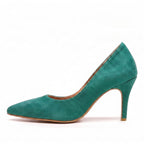 Adira Vegan Suede - Green Vegan Suede - Street Sole