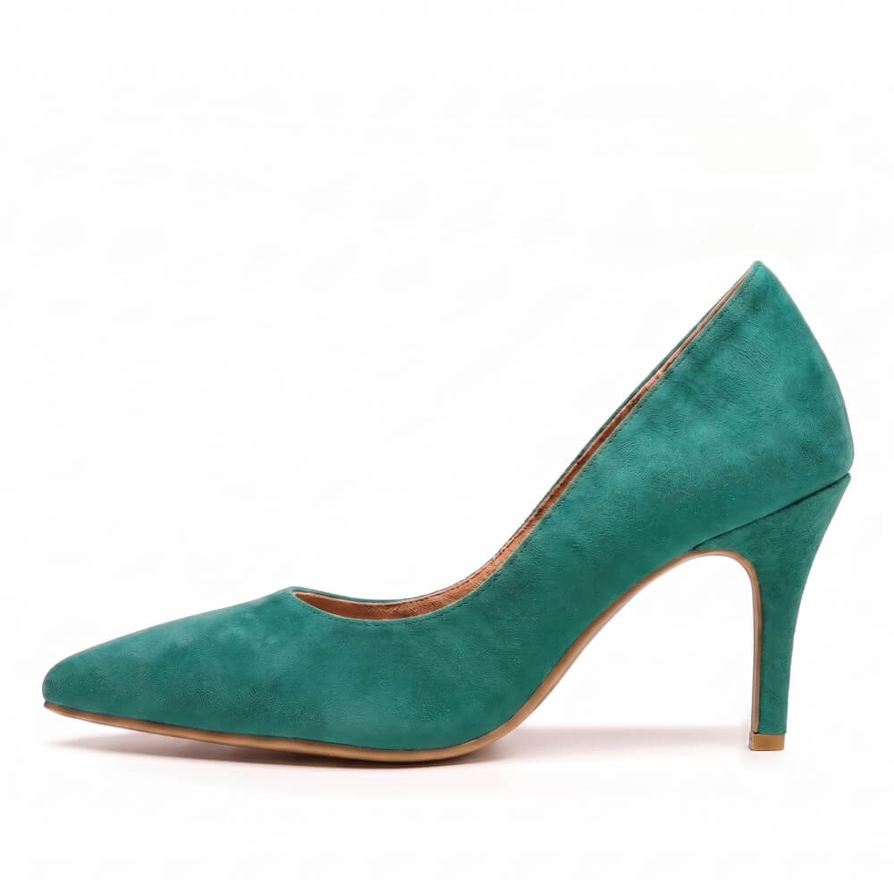 Adira Vegan Suede - Green Vegan Suede - Street Sole