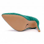 Adira Vegan Suede - Green Vegan Suede - Street Sole