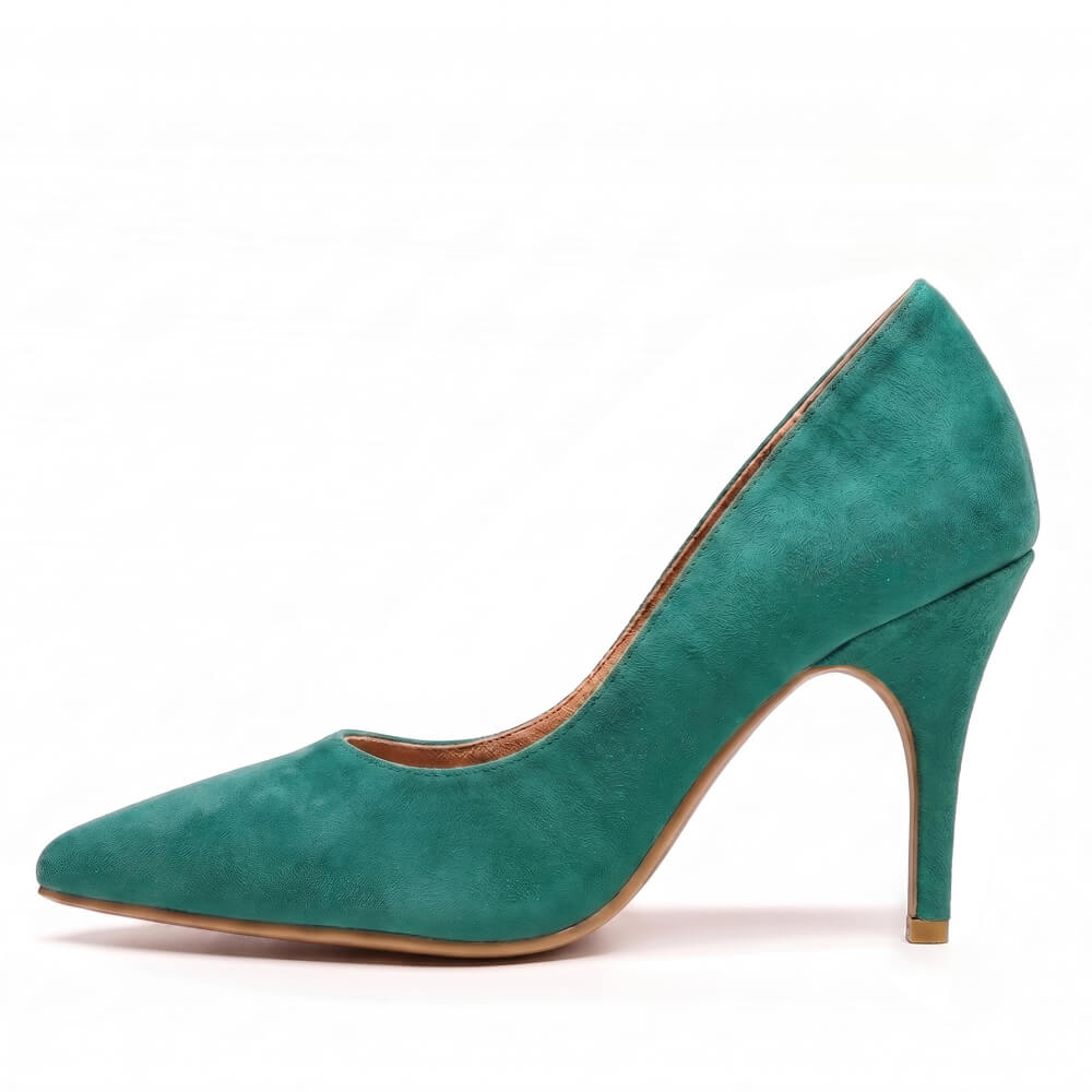 Adira Vegan Suede - Green Vegan Suede - Street Sole