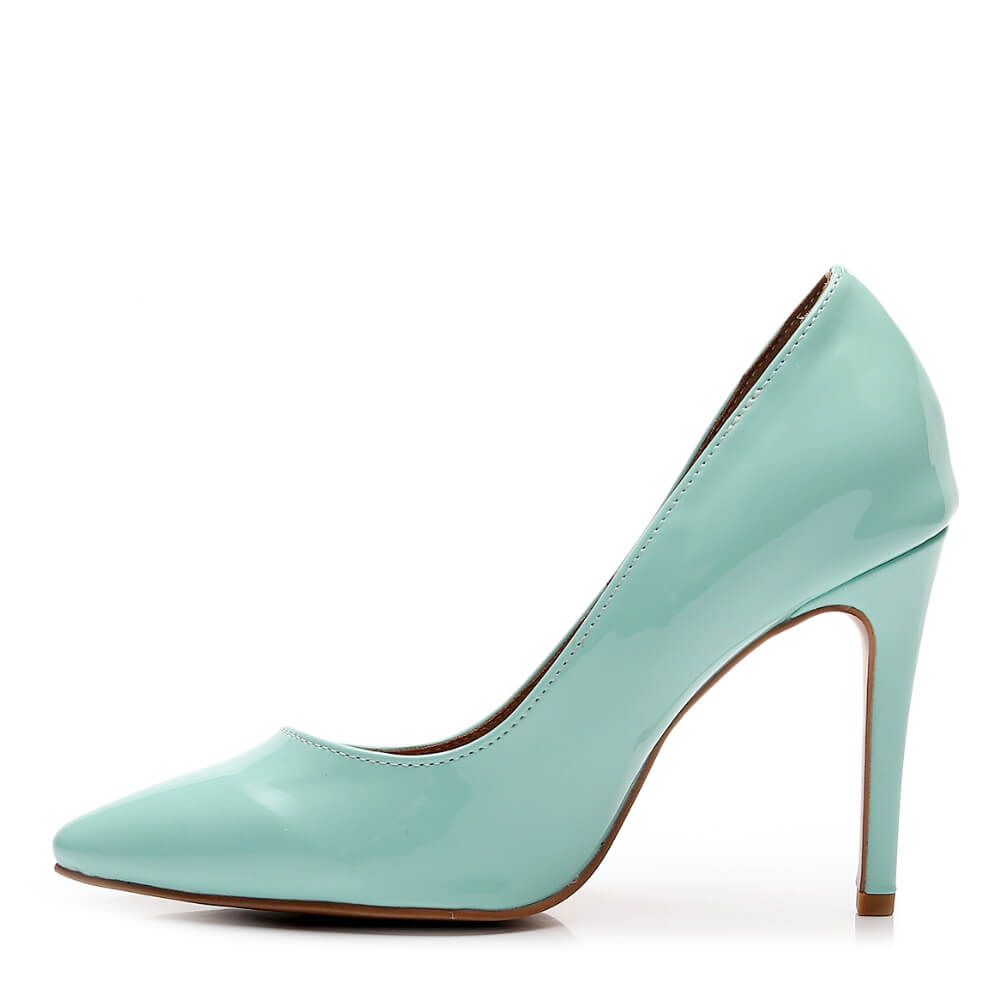 Adira - Mint Green Vegan Patent - Street Sole