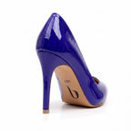 Adira Vegan Patent - Blue Vegan Patent - Street Sole
