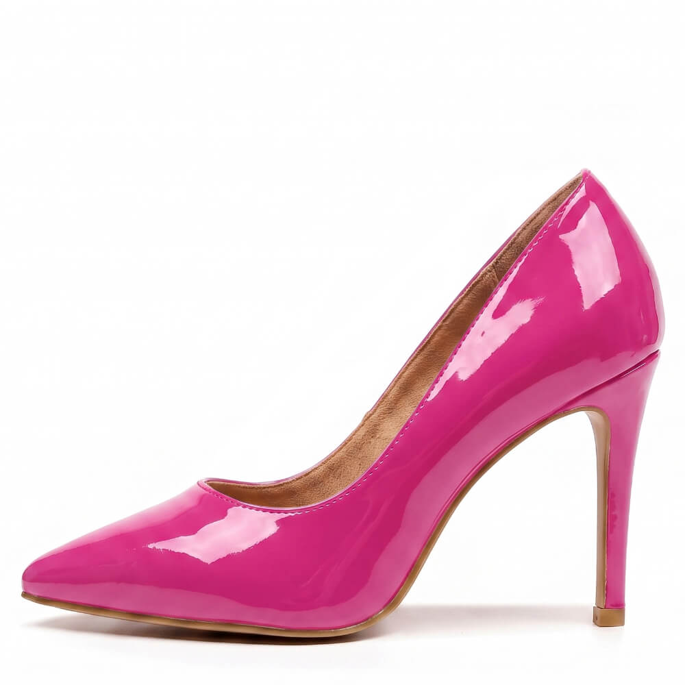 Adira Vegan Patent - Hot Pink Vegan Patent - Street Sole