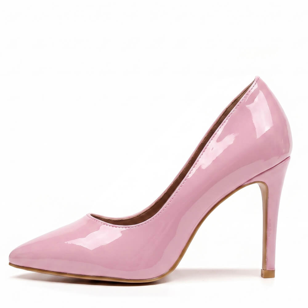 Adira Vegan Patent - Pink Vegan Patent - Street Sole