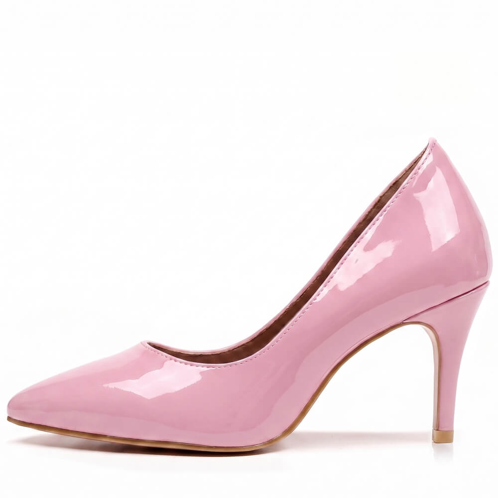 Adira Vegan Patent - Pink Vegan Patent - Street Sole