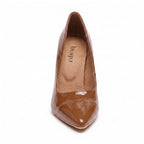 Adira Vegan Patent - Medium Tan Vegan Patent - Street Sole