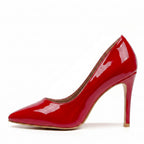 Adira Vegan Patent - Red Vegan Patent - Street Sole
