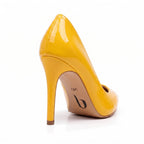 Adira Vegan Patent - Yellow Vegan Patent - Street Sole
