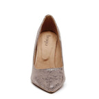 Adira Pattern - Grey Metallic Reptile - Street Sole