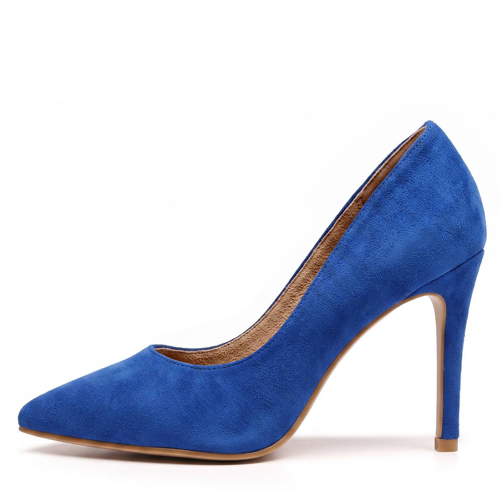 Adira Vegan Suede - Blue Vegan Suede - Street Sole