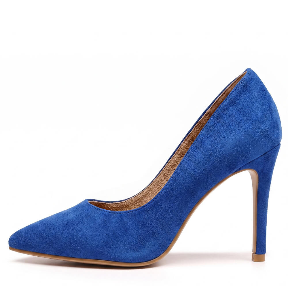 Adira Vegan Suede - Blue Vegan Suede - Street Sole
