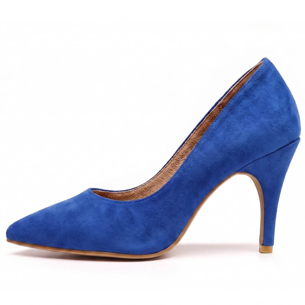 Adira Vegan Suede - Blue Vegan Suede - Street Sole