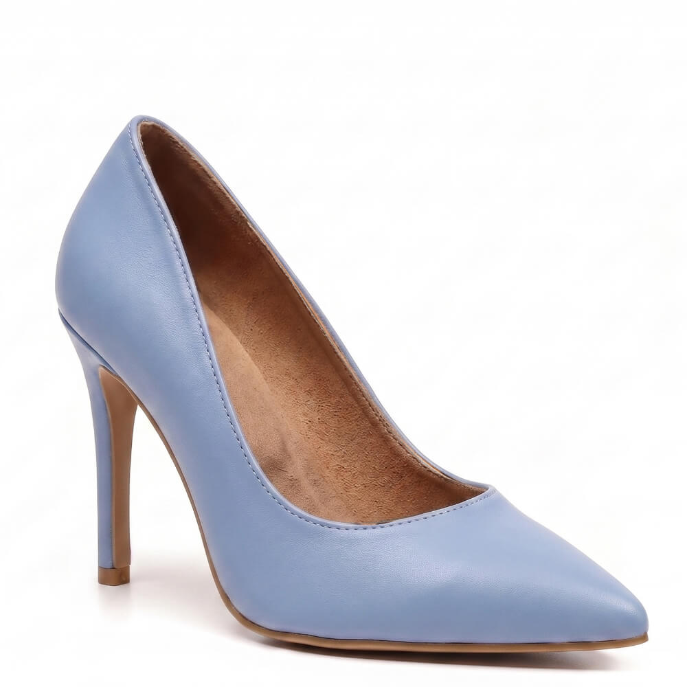 Adira Vegan Leather - Light Blue Vegan Leather - Street Sole