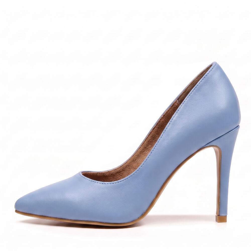 Adira Vegan Leather - Light Blue Vegan Leather - Street Sole