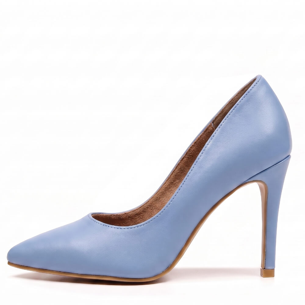 Adira Vegan Leather - Light Blue Vegan Leather - Street Sole