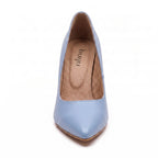 Adira Vegan Leather - Light Blue Vegan Leather - Street Sole