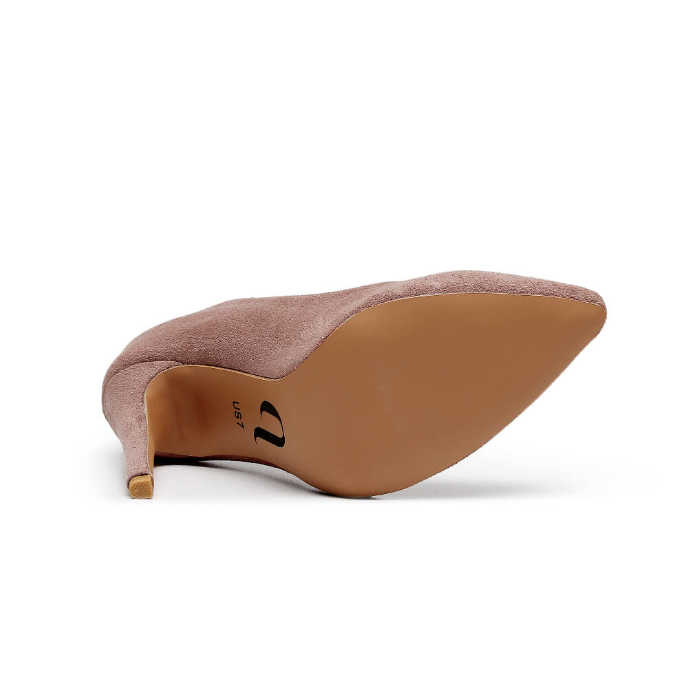 Adira Vegan Suede - Blush Vegan Suede - Street Sole