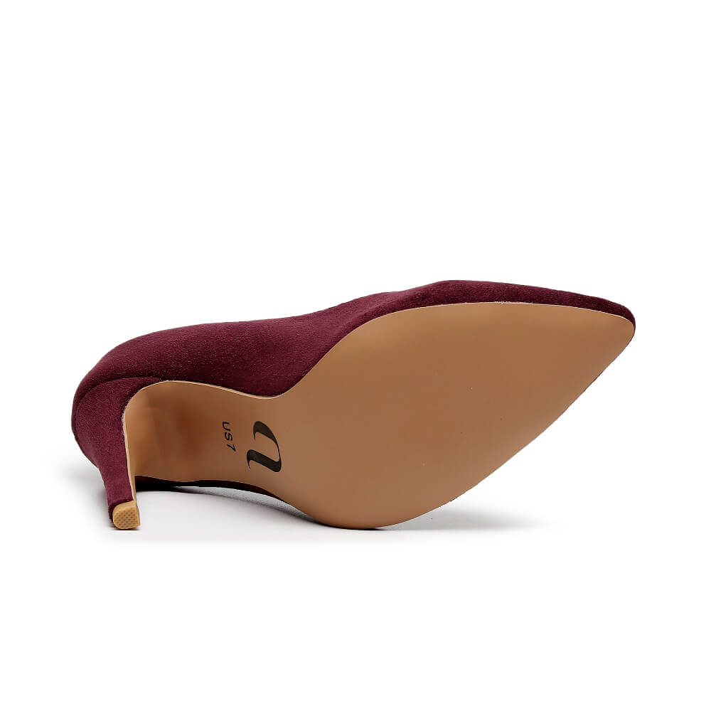 Adira Vegan Suede - Eggplant Vegan Suede - Street Sole