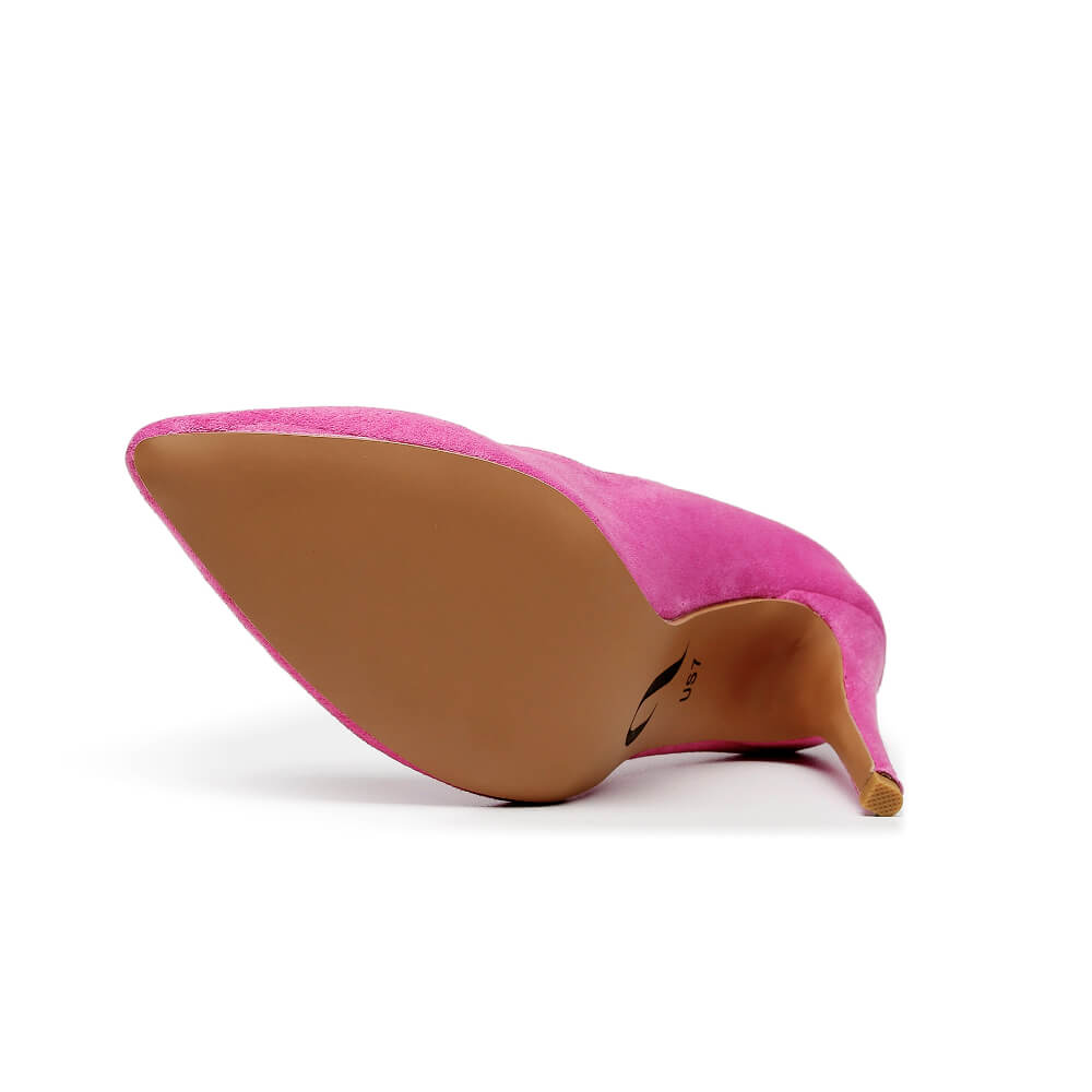Adira Vegan Suede - Magenta Vegan Suede - Street Sole