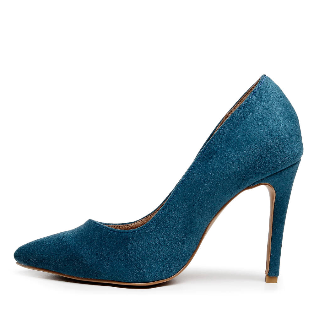 Adira Vegan Suede - Teal Vegan Suede - Street Sole