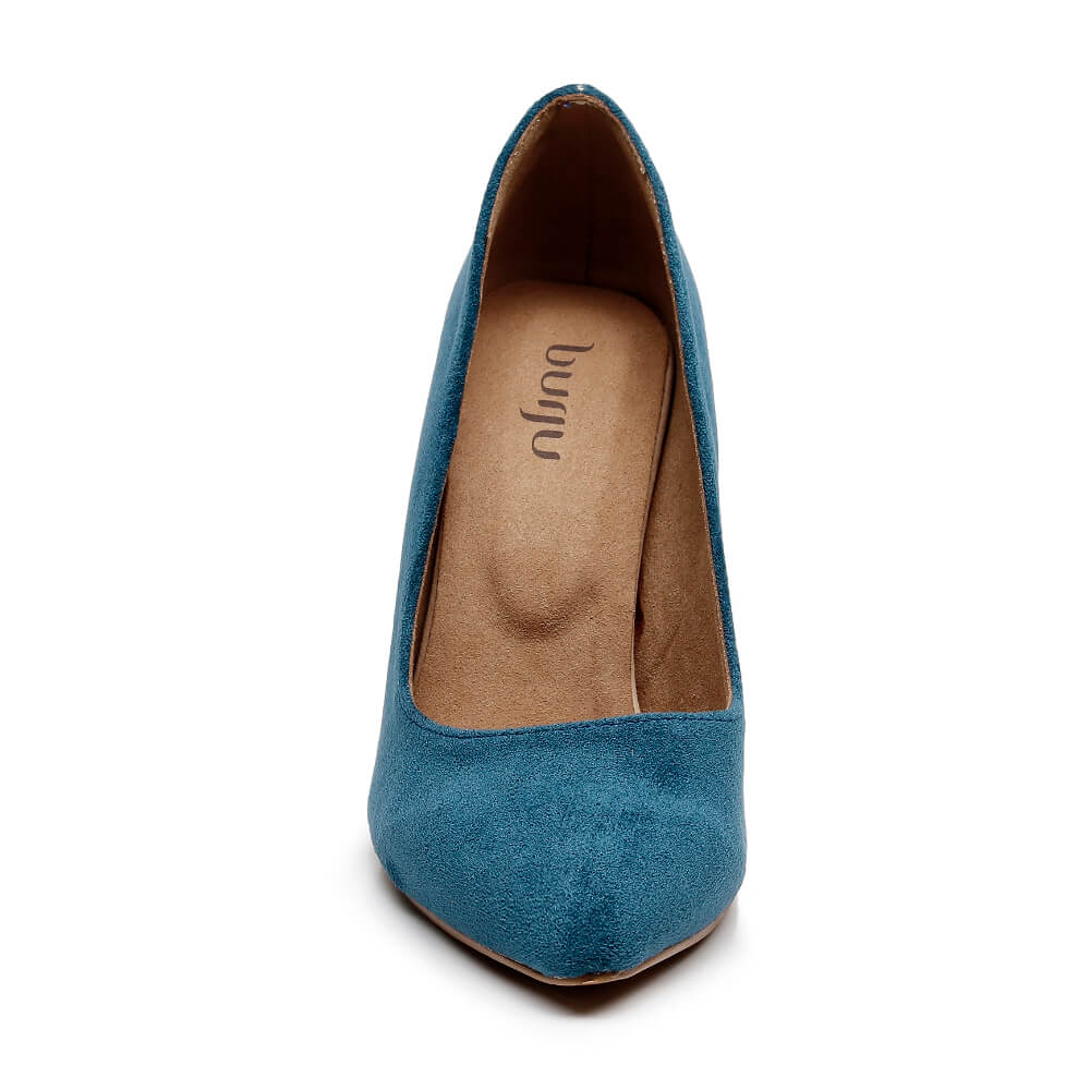 Adira Vegan Suede - Teal Vegan Suede - Street Sole