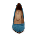 Adira Vegan Suede - Teal Vegan Suede - Street Sole