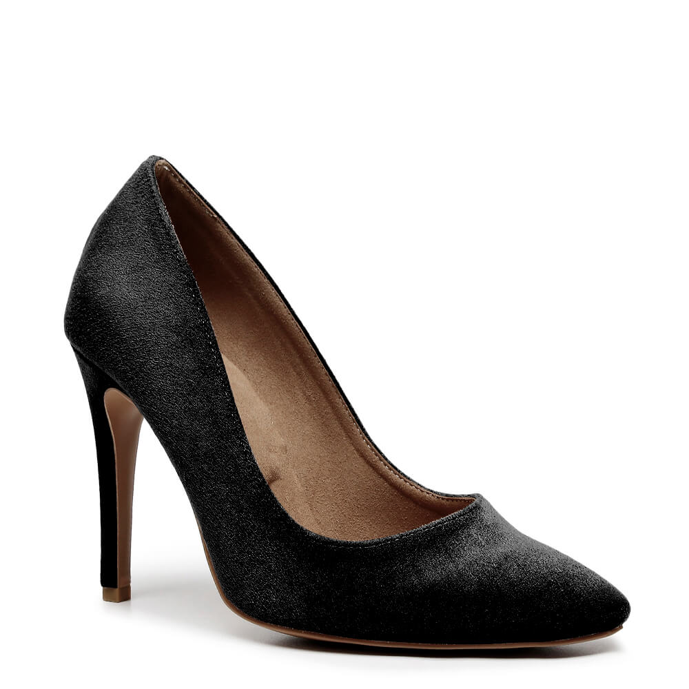 Adira Vegan Suede - Black Vegan Suede - Street Sole