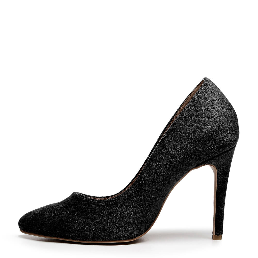 Adira Vegan Suede - Black Vegan Suede - Street Sole