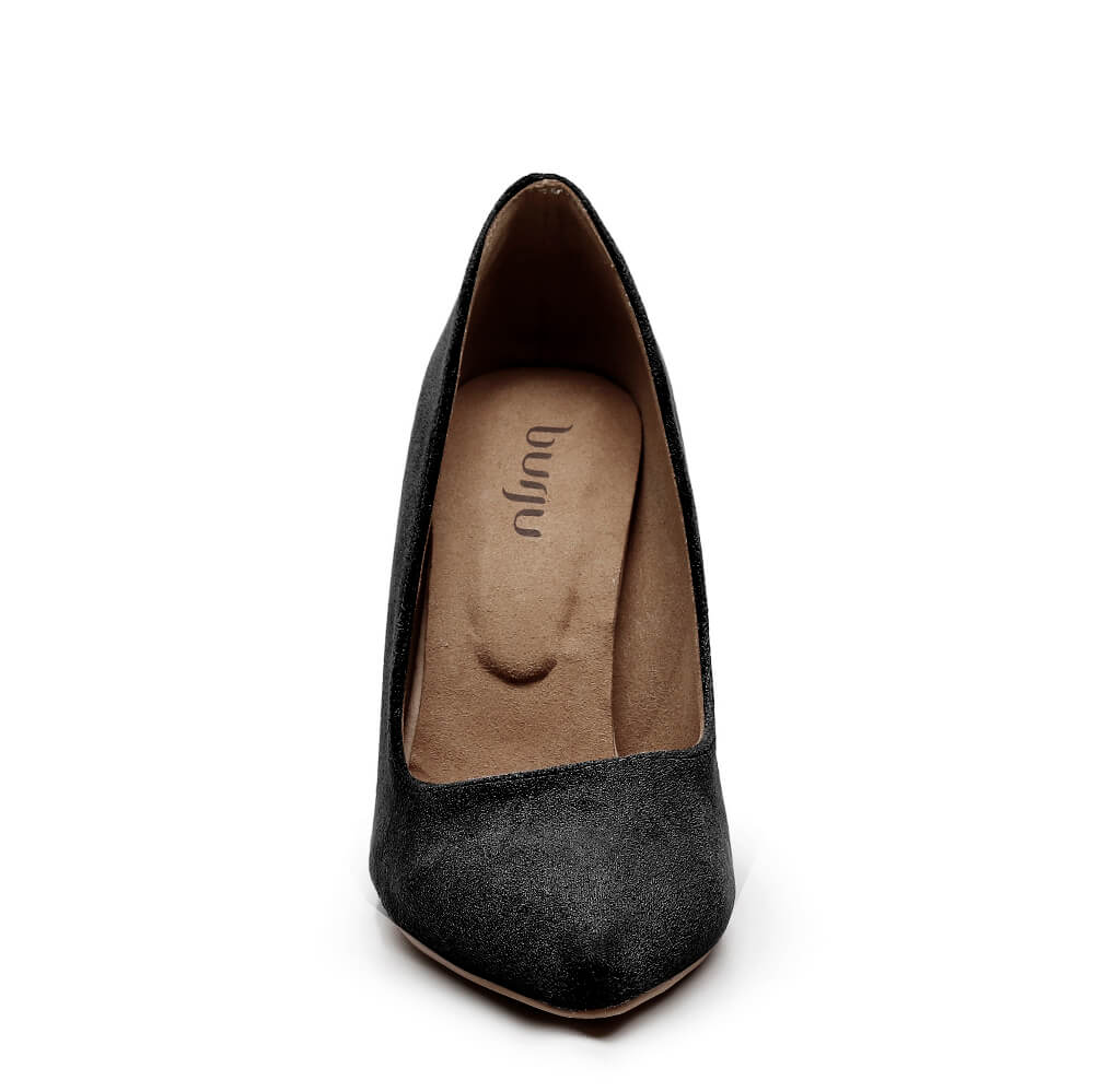 Adira Vegan Suede - Black Vegan Suede - Street Sole