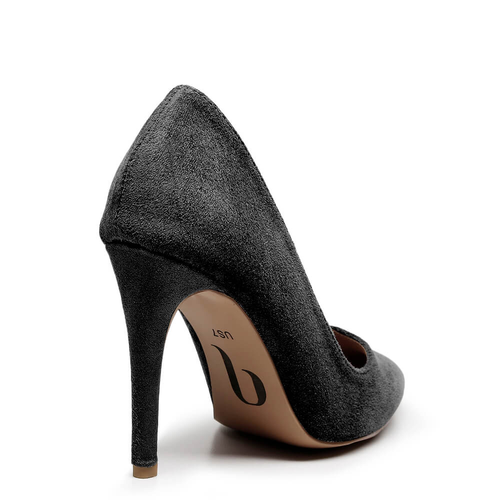 Adira Vegan Suede - Black Vegan Suede - Street Sole