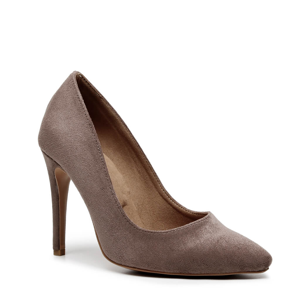 Adira Vegan Suede - Taupe Vegan Suede - Street Sole