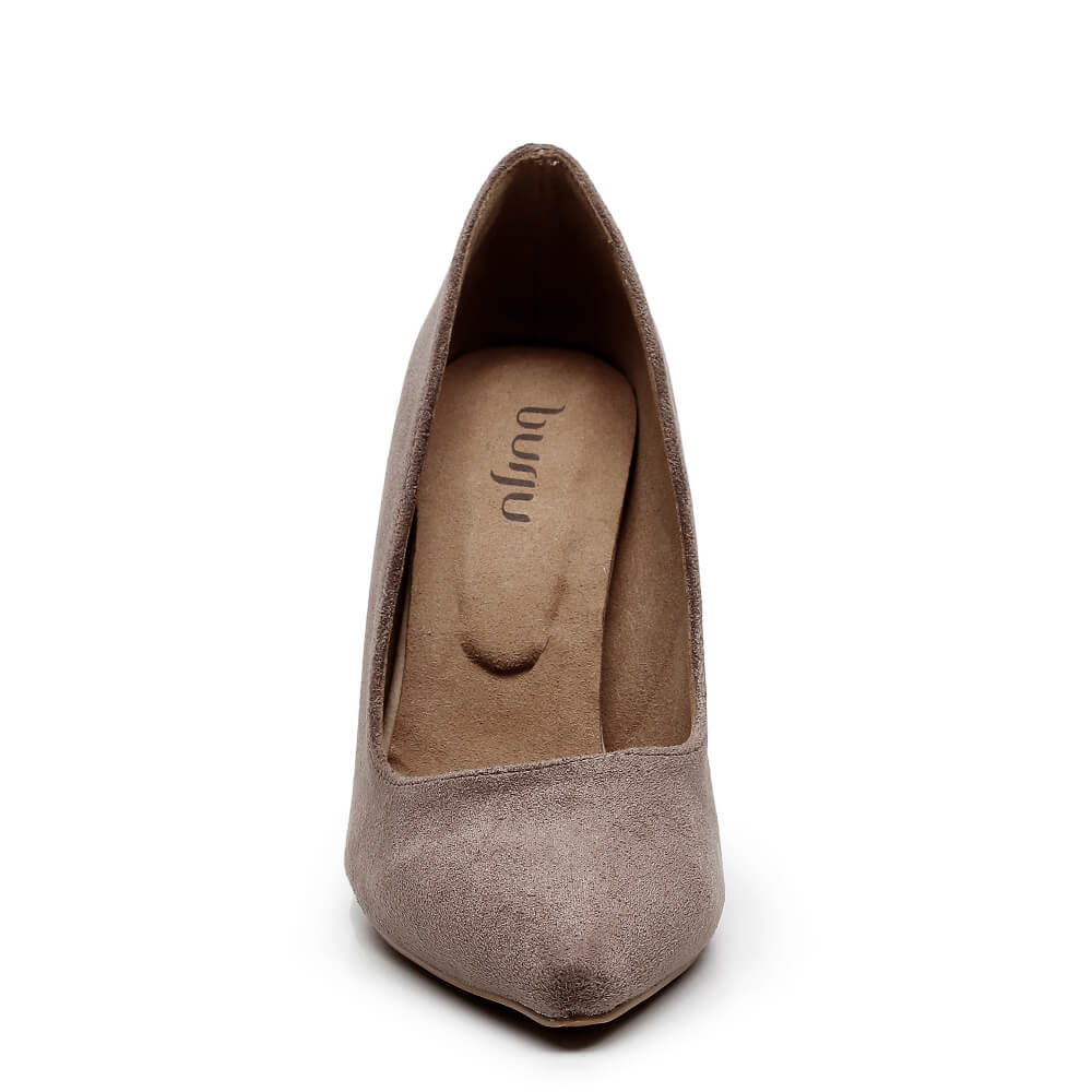 Adira Vegan Suede - Taupe Vegan Suede - Street Sole