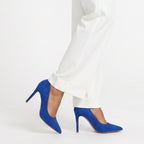 Adira Vegan Suede - Blue Vegan Suede - Street Sole