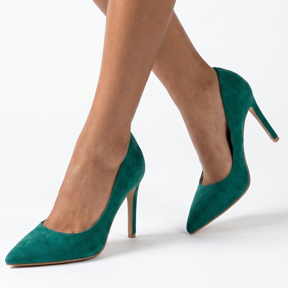 Adira Vegan Suede - Green Vegan Suede - Street Sole