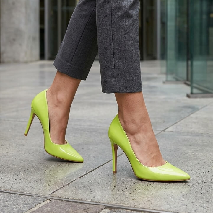 Adira - Vert néon, vernis végan - Semelle Street