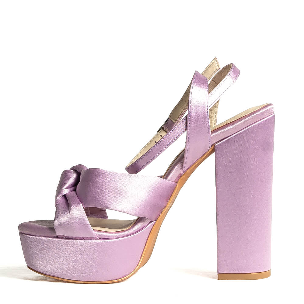 Aiyla - Lilac Satin - Street Sole