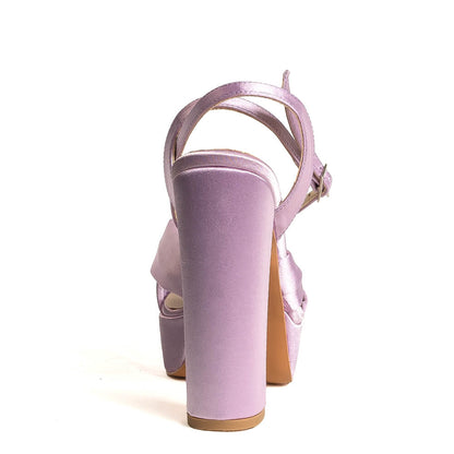 Aiyla - Lilac Satin - Street Sole