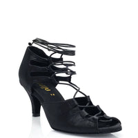 Alemana - Black Satin - Street Sole