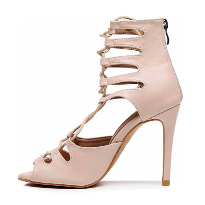 Amalia Nude - Truly Nude Shade Two - Suede Sole - Dance Floor Only