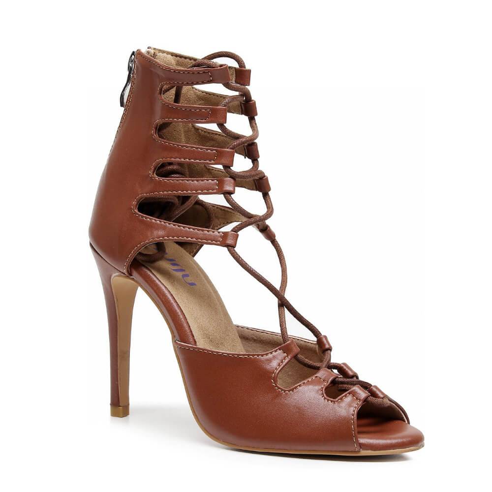 Amalia Nude - Truly Nude Shade Seven - Suede Sole - Dance Floor Only