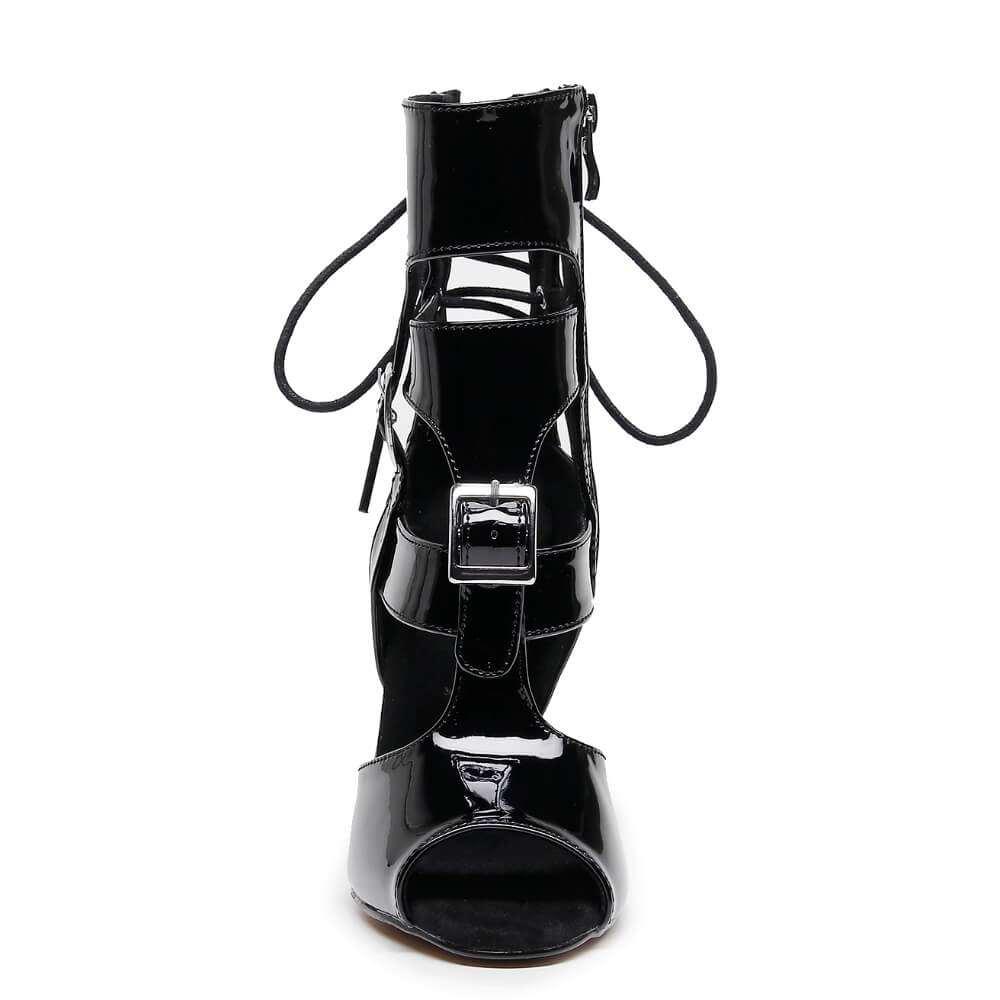 Amiri - Black Vegan Patent - Street Sole