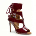 Amiri - Burgundy Vegan Patent - Street Sole